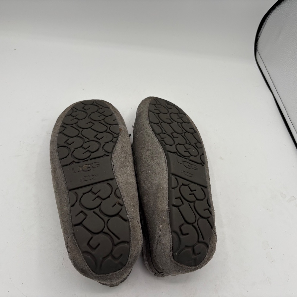 UGG Women's Bella II UGG Size 9 Slipper Moccasin Charcoal Grey Fur S/N 1125912 - Picture 8 of 12